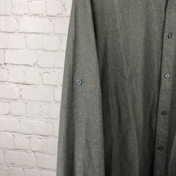 Marmot Gray Long Sleeve Button Up Men's Sz XL - Picture 5 of 9